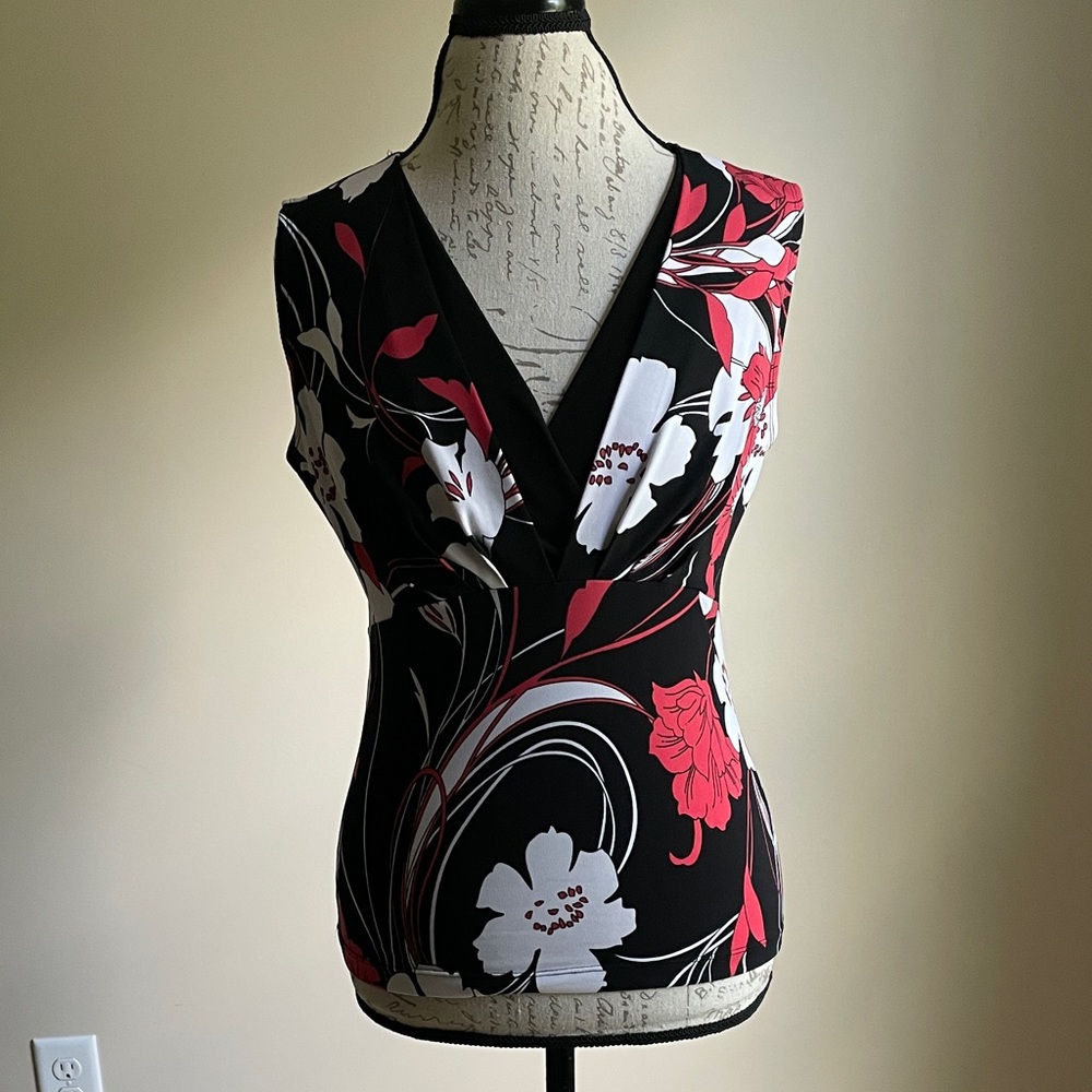 Floral Sleeveless Top